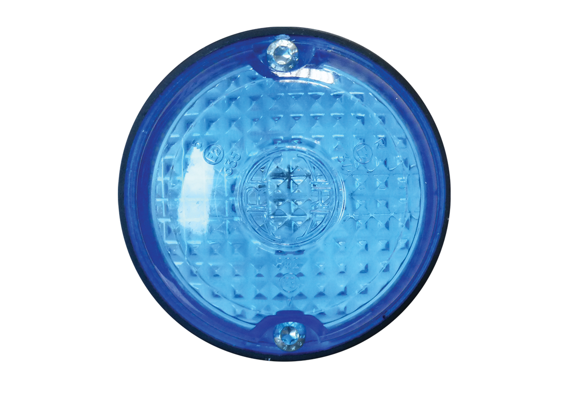 Blue LED Minifled strobe light